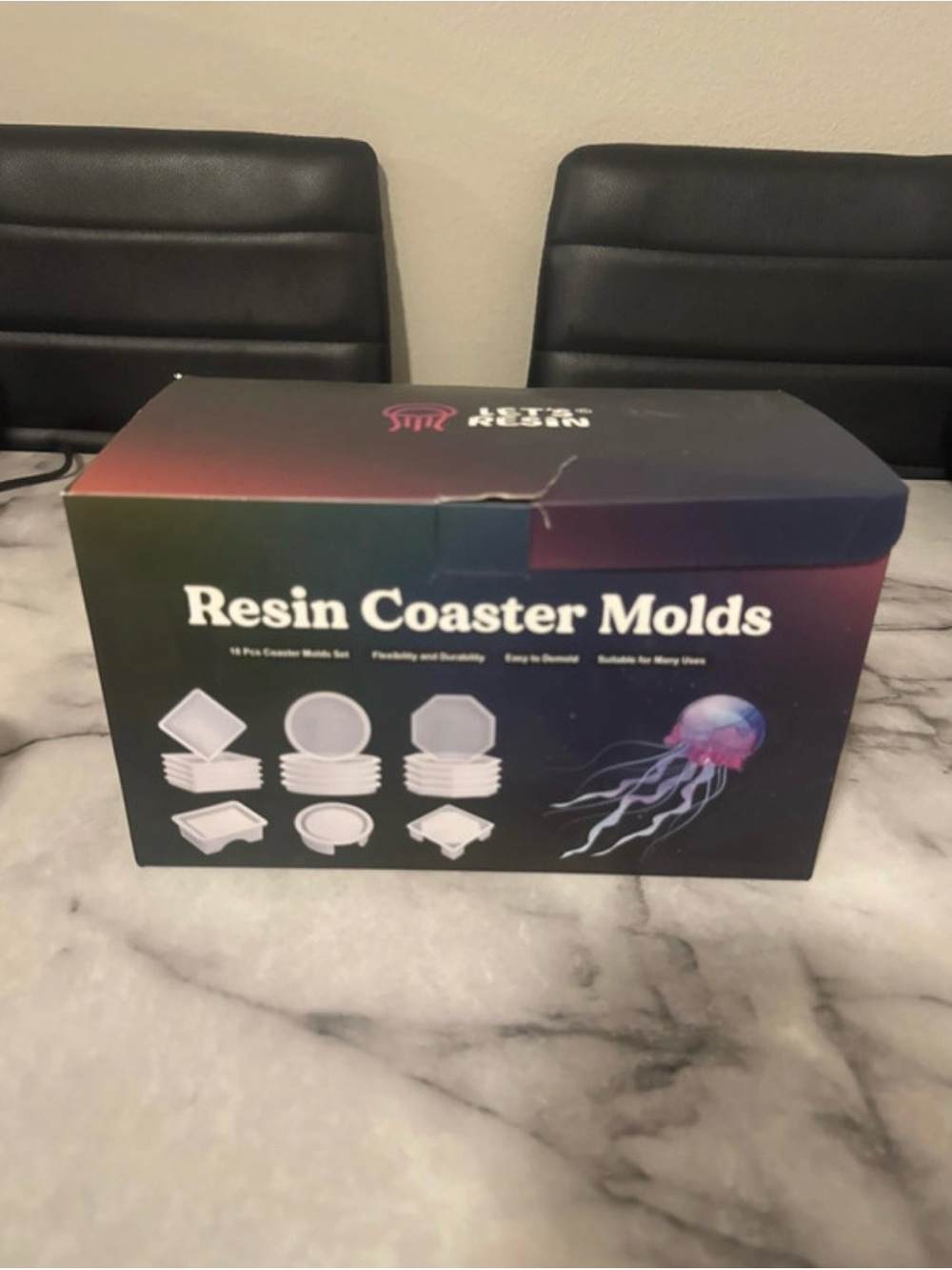 Resin Coaster Molds Set Silicone Epoxy Casting Molds